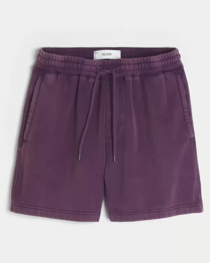 Above-the-Knee Baggy Fleece Shorts