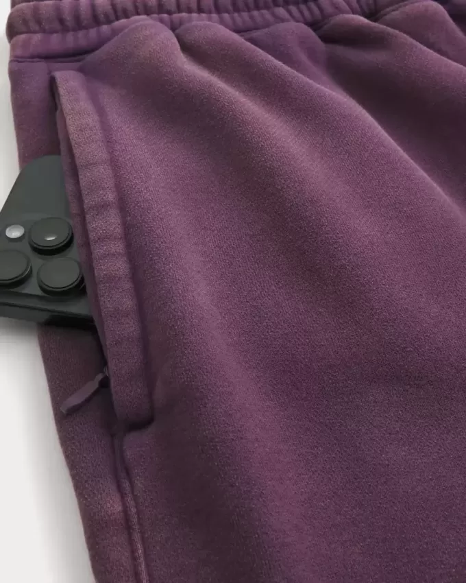 Above-the-Knee Baggy Fleece Shorts