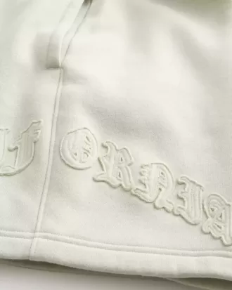 Above-the-Knee Calif Graphic Baggy Fleece Shorts