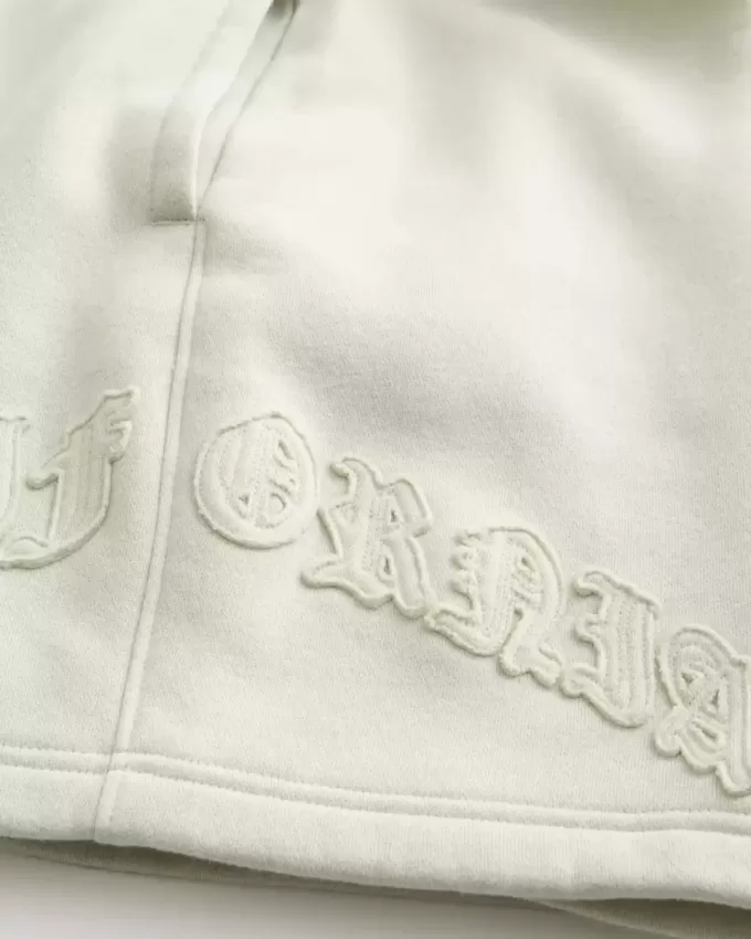 Above-the-Knee Calif Graphic Baggy Fleece Shorts