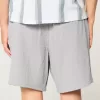 Above-the-Knee Crinkle Cotton Shorts Above-the-Knee Crinkle Cotton Shorts