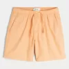 Above-the-Knee Linen-Blend Shorts Above-the-Knee Linen-Blend Shorts
