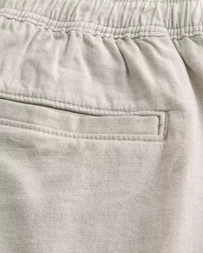 Above-the-Knee Linen-Blend Shorts