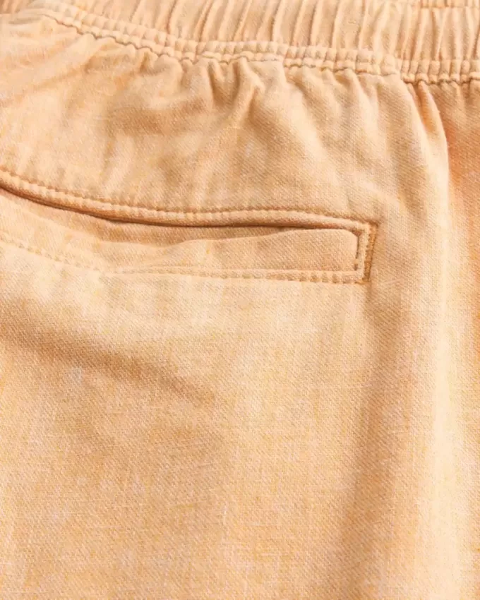 Above-the-Knee Linen-Blend Shorts Above-the-Knee Linen-Blend Shorts