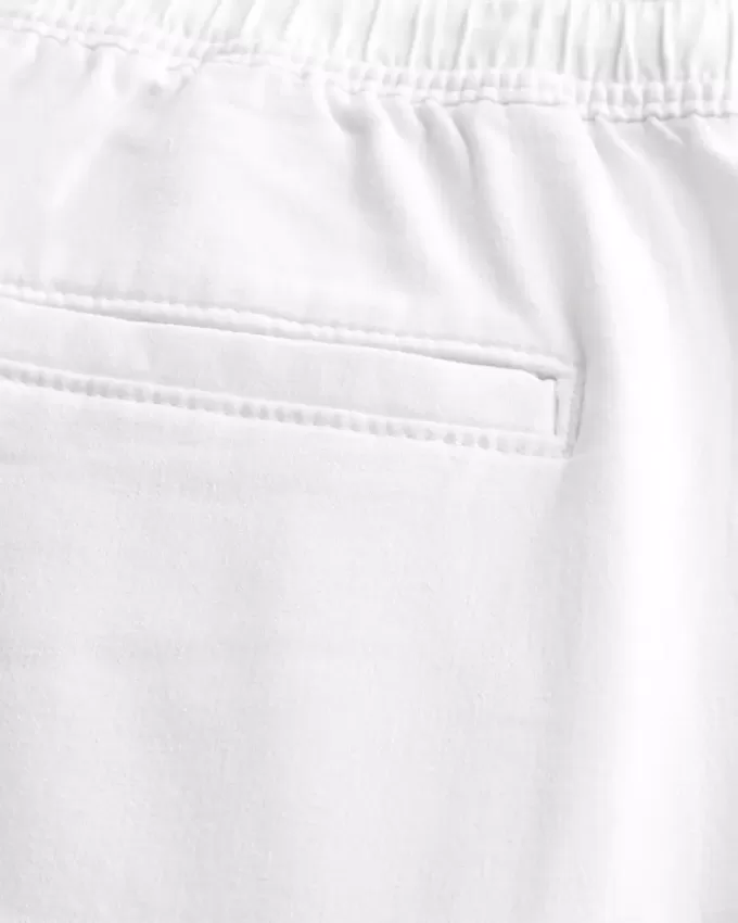 Above-the-Knee Linen-Blend Shorts