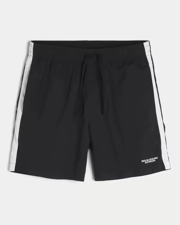 Above-the-Knee Nylon Track Shorts Above-the-Knee Nylon Track Shorts
