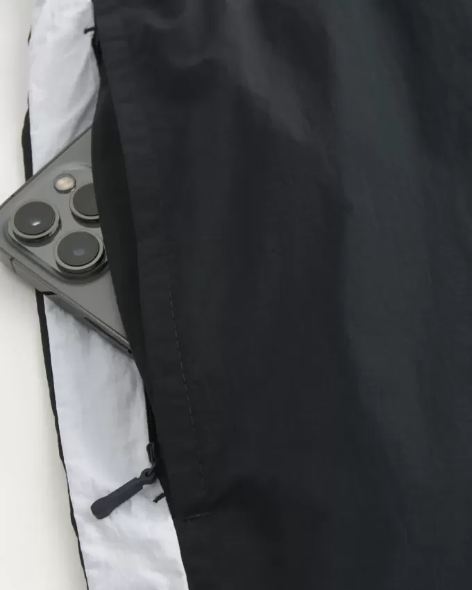 Above-the-Knee Nylon Track Shorts Above-the-Knee Nylon Track Shorts