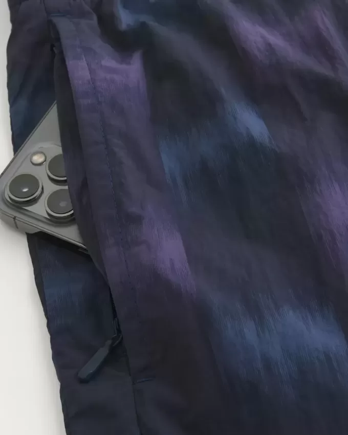 Above-the-Knee Nylon Track Shorts