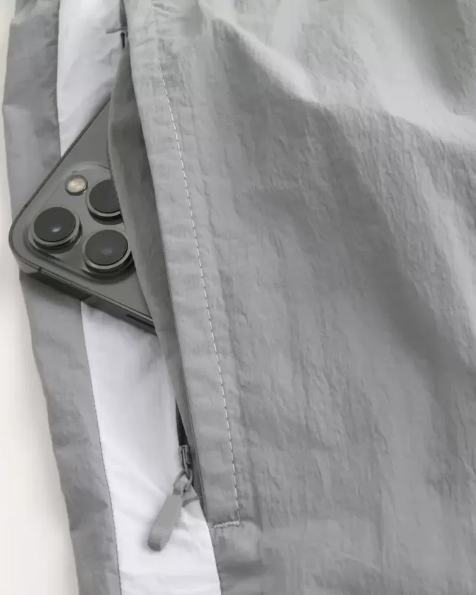 Above-the-Knee Nylon Track Shorts