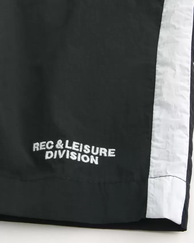 Above-the-Knee Nylon Track Shorts Above-the-Knee Nylon Track Shorts