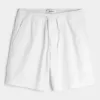Above-the-Knee Seersucker Shorts