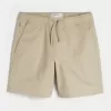 Above-the-Knee Twill Pull-On Shorts Above-the-Knee Twill Pull-On Shorts