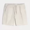 Above-the-Knee Twill Pull-On Shorts