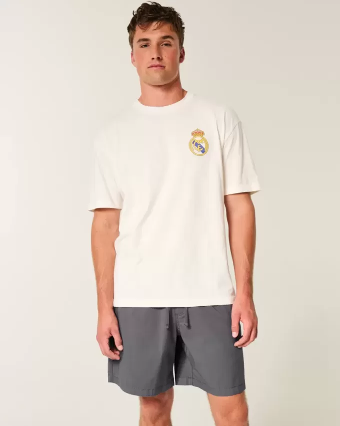 Above-the-Knee Twill Shorts