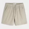 Above-the-Knee Twill Shorts