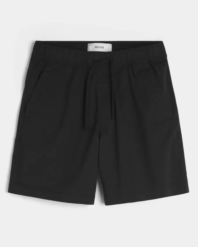 Above-the-Knee Twill Shorts