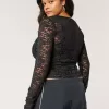 All-Over Lace Crew Top All-Over Lace Crew Top