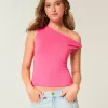 Asymmetrical Off-the-Shoulder Top