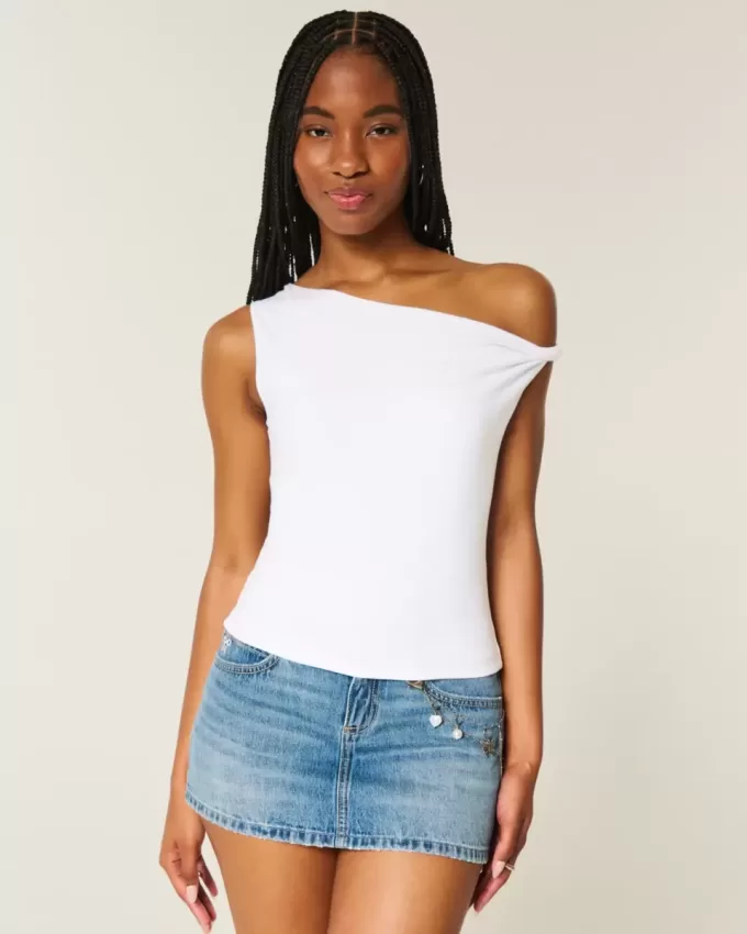 Asymmetrical Off-the-Shoulder Top Asymmetrical Off-the-Shoulder Top