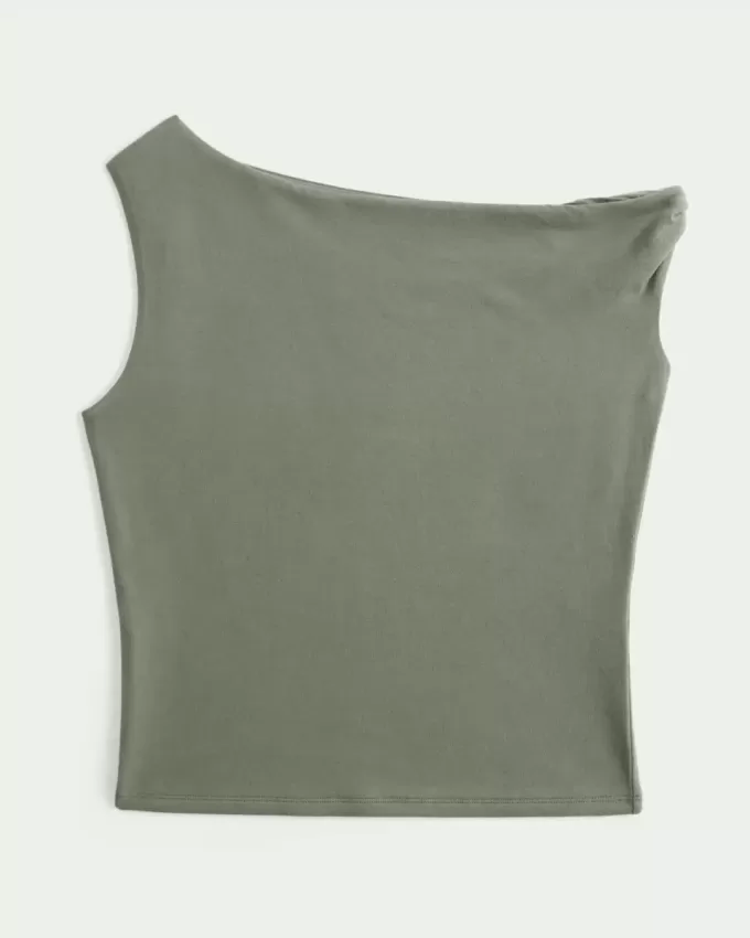 Asymmetrical Off-the-Shoulder Top