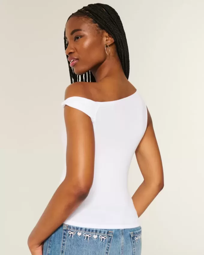 Asymmetrical Off-the-Shoulder Top Asymmetrical Off-the-Shoulder Top