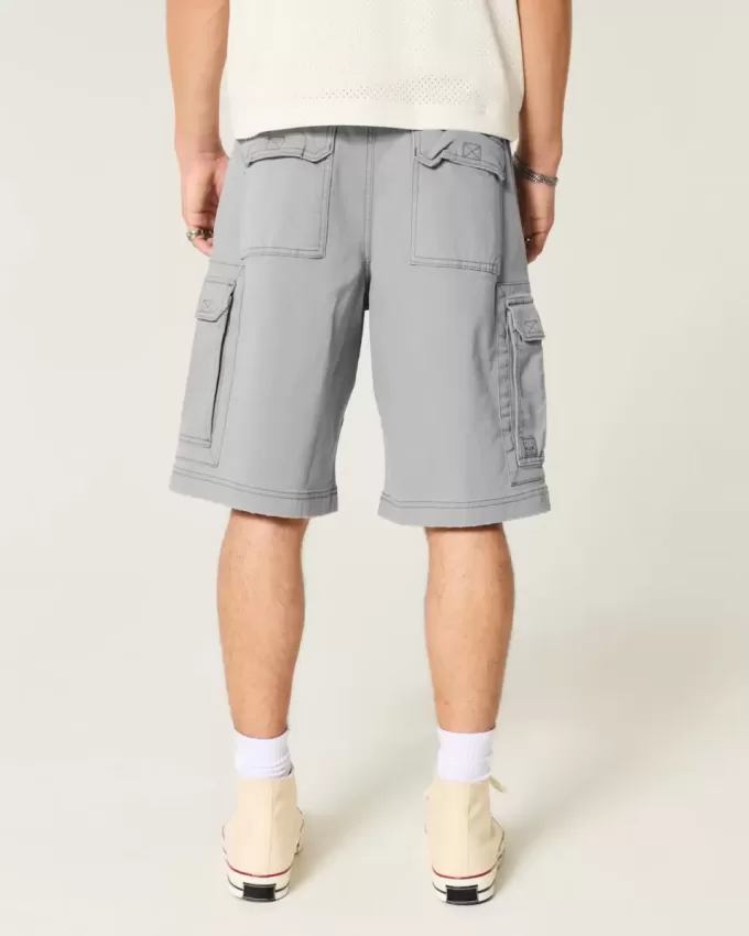 At-the-Knee Baggy Cargo Shorts At-the-Knee Baggy Cargo Shorts