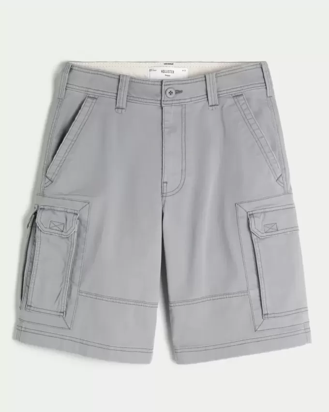 At-the-Knee Baggy Cargo Shorts At-the-Knee Baggy Cargo Shorts