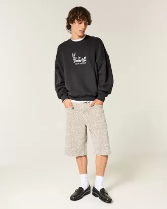 Baggy Cinch Bugs Bunny Graphic Crew Sweatshirt