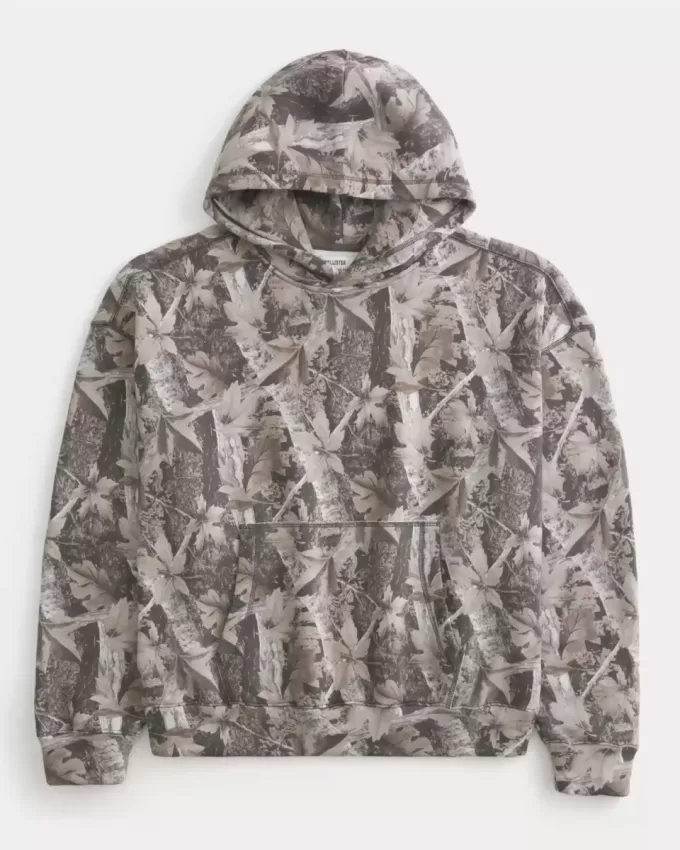 Baggy Cinch Camo Hoodie