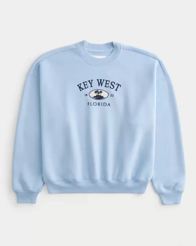 Baggy Cinch Key West Graphic Crew Sweatshirt