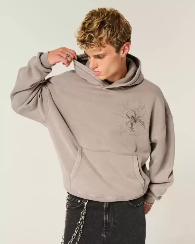 Baggy Cinch Spider Graphic Hoodie Baggy Cinch Spider Graphic Hoodie