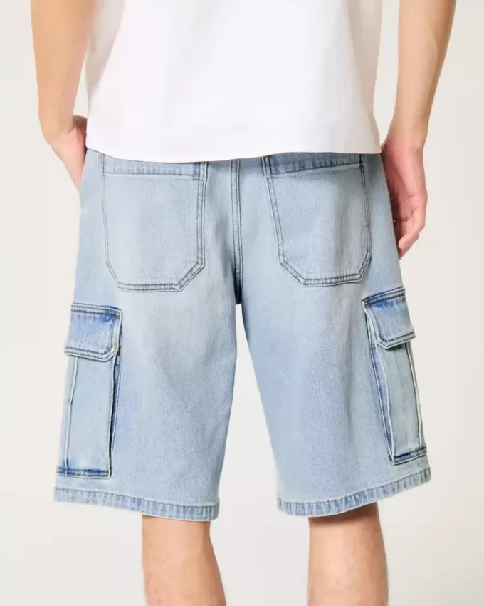 Baggy Denim Cargo Shorts Baggy Denim Cargo Shorts