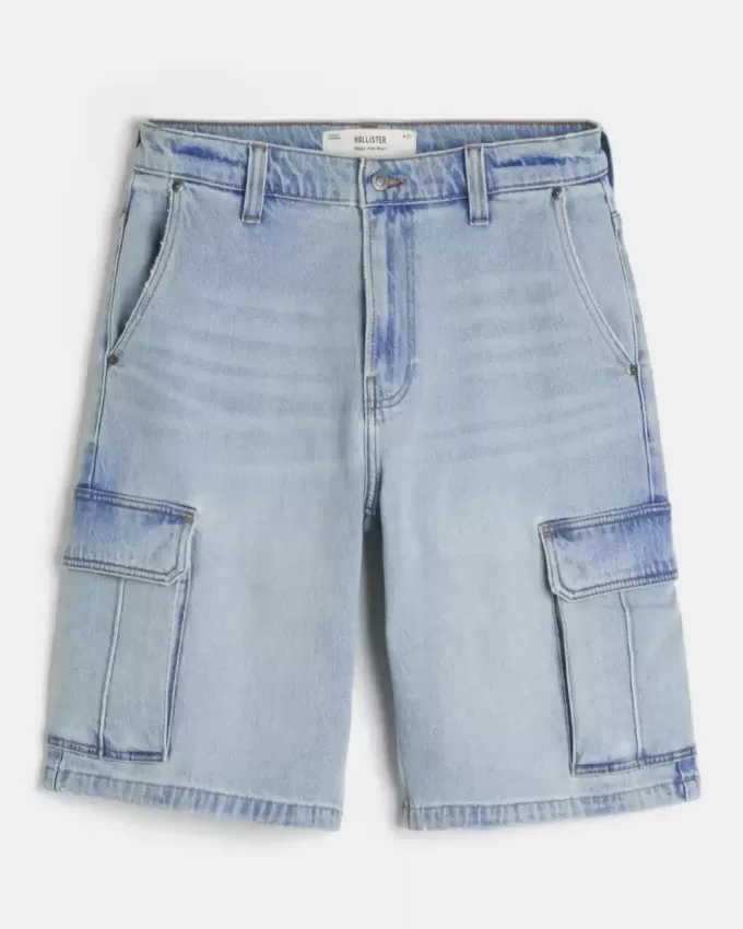 Baggy Denim Cargo Shorts Baggy Denim Cargo Shorts