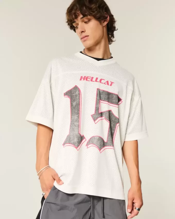 Baggy Dodge Hellcat Graphic Jersey Baggy Dodge Hellcat Graphic Jersey