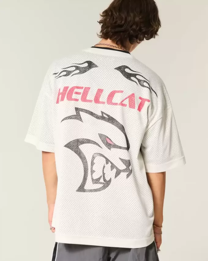 Baggy Dodge Hellcat Graphic Jersey Baggy Dodge Hellcat Graphic Jersey
