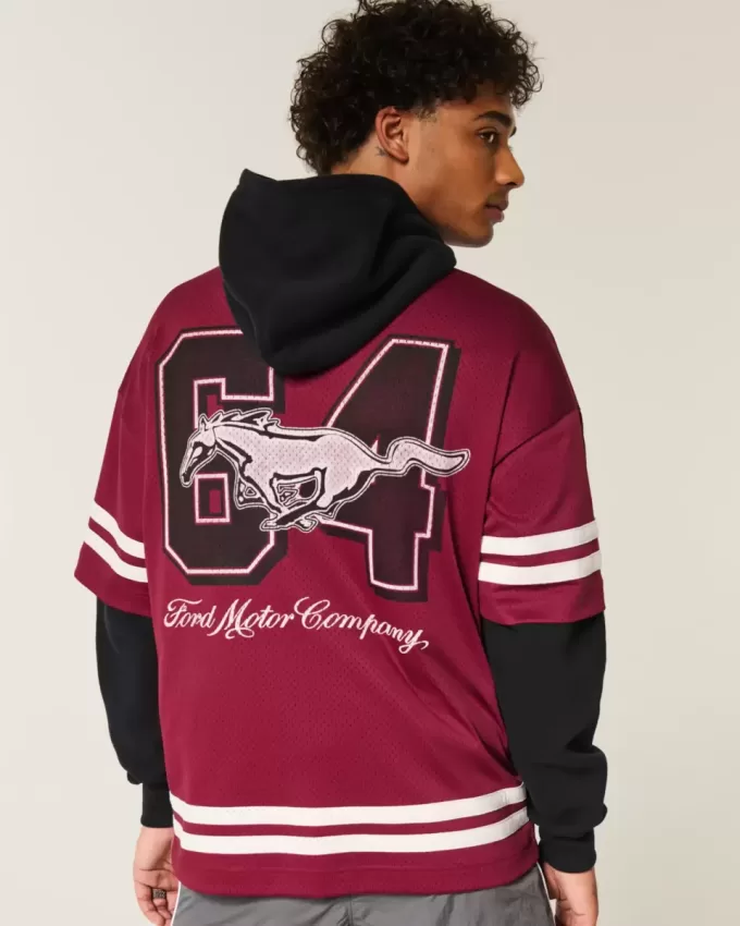 Baggy Ford Mustang Graphic Jersey