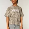 Baggy Heavyweight Crop Dodge Graphic Camo Tee Baggy Heavyweight Crop Dodge Graphic Camo Tee