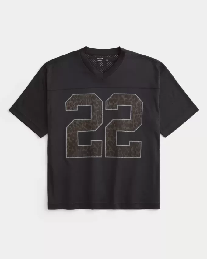 Baggy Pattern Graphic Jersey Baggy Pattern Graphic Jersey