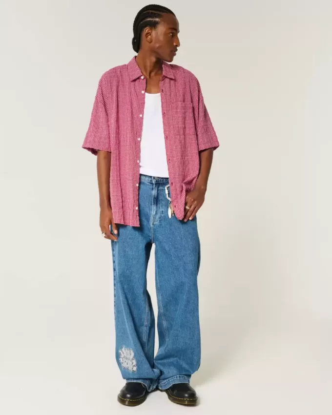 Baggy Short-Sleeve Shirt