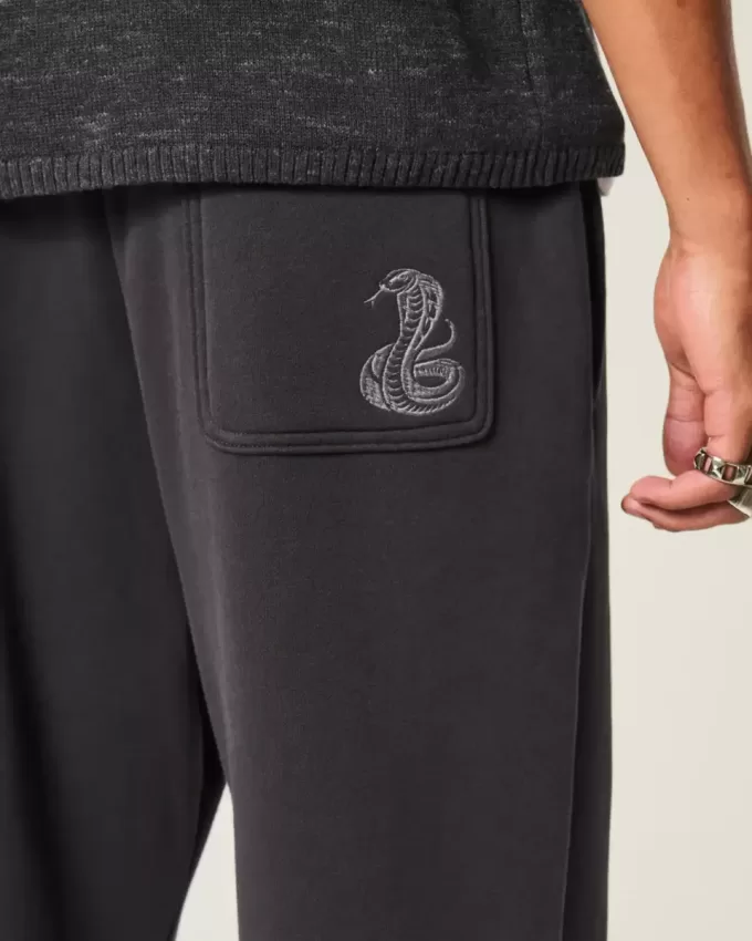 Baggy Snake Graphic Sweatpants Baggy Snake Graphic Sweatpants