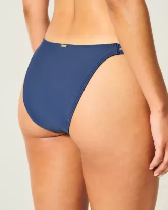 Beaded Double-Strap Cheeky Bikini Bottom