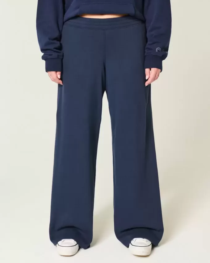 Bow Graphic Baggy Sweatpants