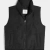 Bow Pattern Puffer Vest Bow Pattern Puffer Vest
