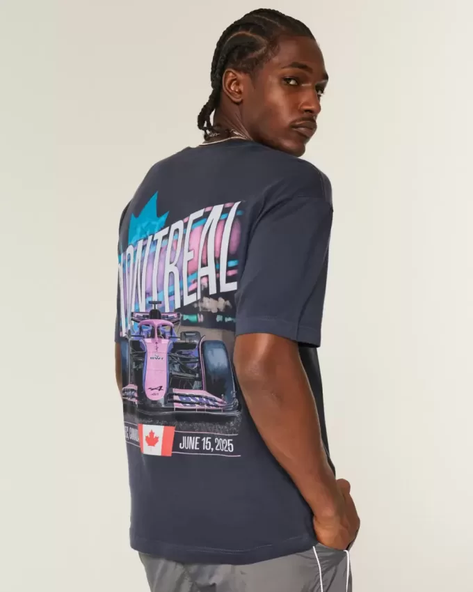 Boxy BWT Alpine Formula One Team Graphic Tee