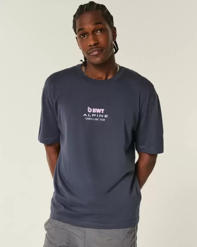 Boxy BWT Alpine Formula One Team Graphic Tee