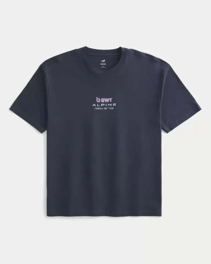 Boxy BWT Alpine Formula One Team Graphic Tee