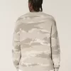Boxy Camo Crew Sweater Boxy Camo Crew Sweater