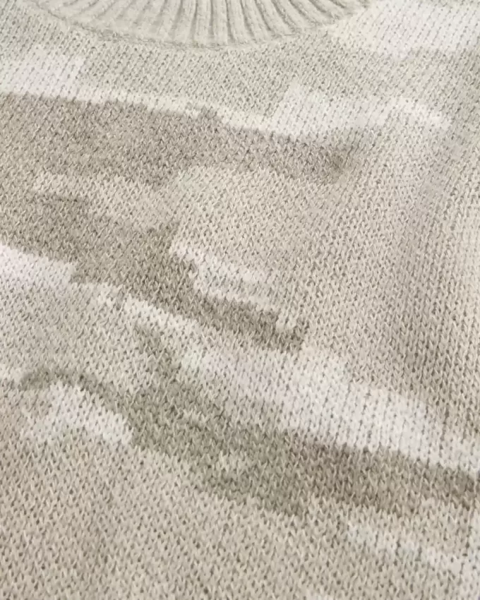 Boxy Camo Crew Sweater Boxy Camo Crew Sweater