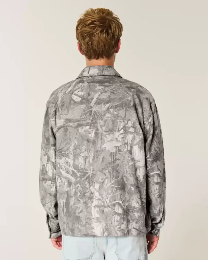 Boxy Camo Flannel Shirt Boxy Camo Flannel Shirt