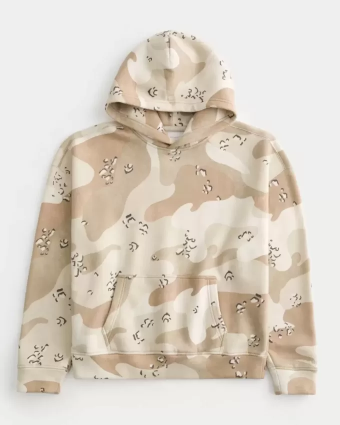 Boxy Camo Hoodie Boxy Camo Hoodie